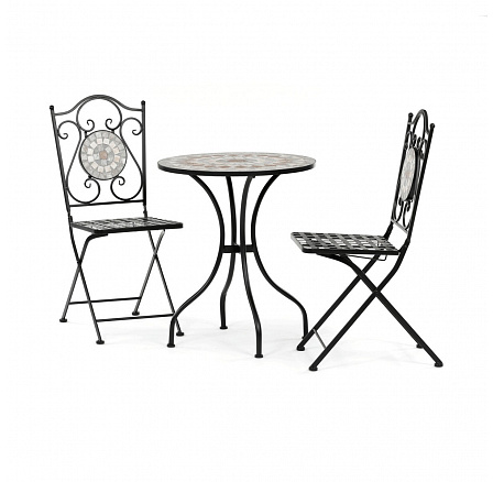 Zahradní set 1+2, keramika, vícebarevná, US1400 SET