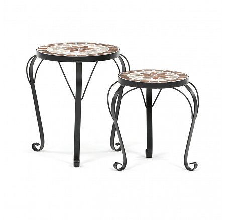 Stojan na květiny 30x30x34cm, keramika, béžová, US1602