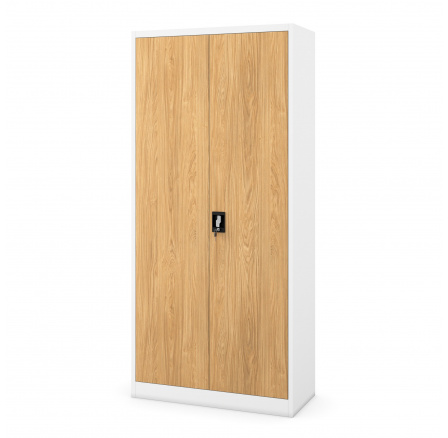 JAN H (195) skříň bílá RAL9003 zlatý dub H1950*W900*D400