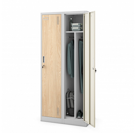 Čtyřkomorová pracovní skříňka šedá / dub sonoma: Eco Design KACPERT, 800 x 1800 x 500 mm Čtyřkomorová pracovní skříňka šedá / dub sonoma: Eco Design KACPERT, 800 x 1800 x 500 mm