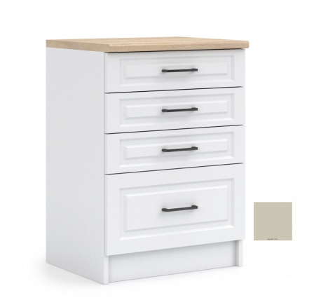 Kuchyňská dolní skříňka IRMA SZ40-4SZ, Stone Mat