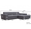 Rohová sedací souprava MISTRAL, Malmo 26, Pravá