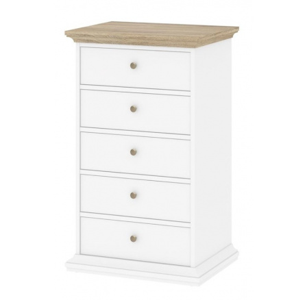 Komoda Provence 304 bílá/dub Komoda Provence 304 bílá/dub