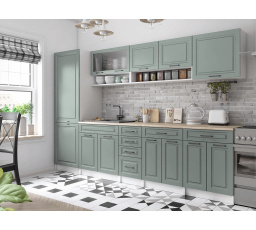 Kuchyňská linka Brigita 300/300 světle zelená MAT