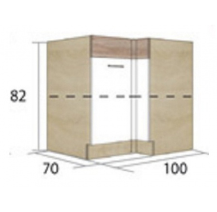 ECONO 15D - dolní skříňka levá ECONO 15D - dolní skříňka levá