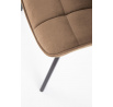 Jídelní židle K332 VELVET, Béžový Bluvel 28/Černá