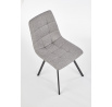 Jídelní židle K402, Šedá/Černá