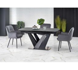 Jídelní stůl PATRIZIO, tmavě šedý