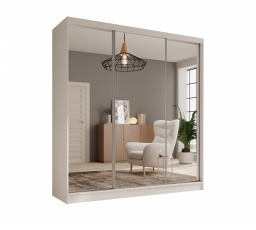 Šatní skříň Tola 200 Bílá+Bílá