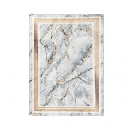 Squitta Šedá Zlatá 80x150 Koberec 150x80