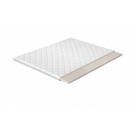 Vrchní matrace - Topper LATEX 200x200 cm, Hypoalergenní potah Microfibre