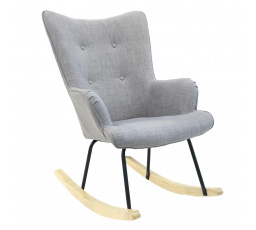 Houpací křeslo Helsinki šedé
