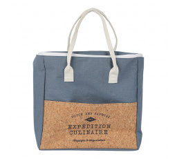 Taška na oběd Refreshing Cork 8l modrá