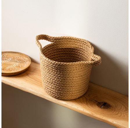 Pletený koš PONTIS na skladování 22x22x19 cm 739125