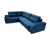 Rohová sedací souprava Alvin L Monolith 77 - tmavě modrá