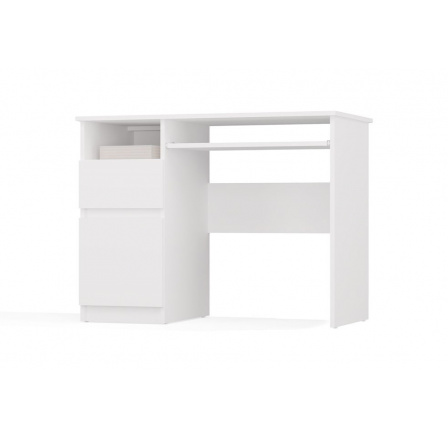 Psací stůl Petros L bílý mat