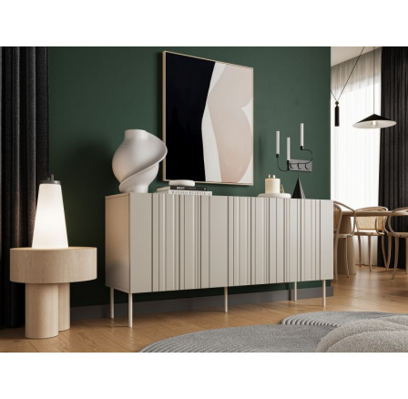 ISLA komoda 150 béžová mat (1 ks)=2 str. ) ISLA komoda 150 béžová mat (1 ks)=2 str. )