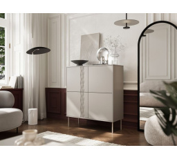 Komoda TRESSE 4D, béžová