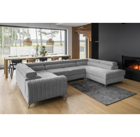 Rohová sedací souprava ve tvaru U LOUIS, Gojo 4 Pravá