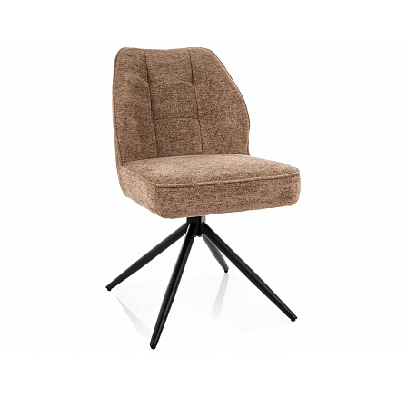 ŽIDLE JOHN RAVEN RÁM ČERNÝ / LATTE 34