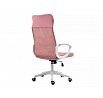 Kancelářské křeslo Q-026, Růžová/Bílá