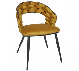 Židle Sawyer hořčicová