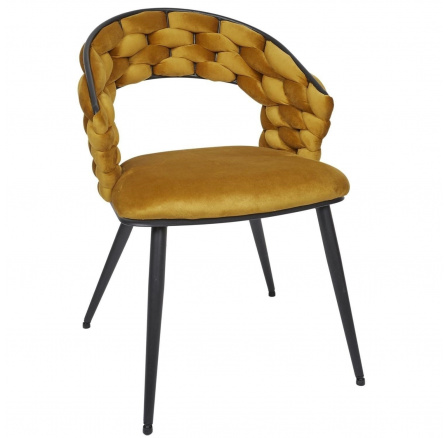 Židle Sawyer hořčicová