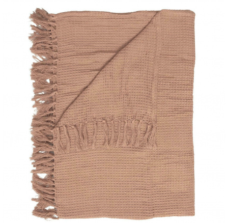 Přehoz/deka Waffle okrová 150x200 cm