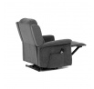 Polohovací křeslo, elektrické kabelové ovládání, šedá, látka, TV-7072 GREY2