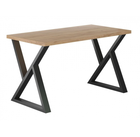 SLEVA EXPO -10% do 14.08 ! Stůl dub zlatý craft + nohy X60 67x128 STB-FXJG / X60