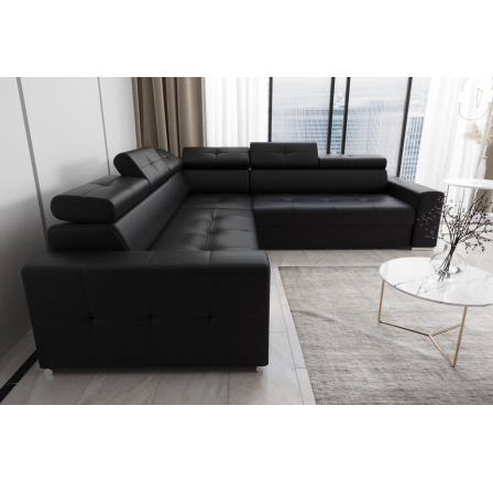 Rohová sedací souprava MARGO MAX 270×270 přírodní kůže - Levá strana, přírodní kůže - volitelná barva