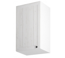 Kuchyňská horní skřínka PROWANSJA G45 - Levá, Bílá/Borovice Andersen