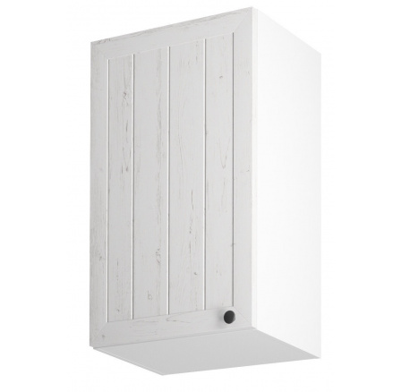 Kuchyňská horní skřínka PROWANSJA G45 - Levá, Bílá/Borovice Andersen