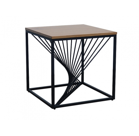 Konferenční stůl ORION, Dub/Černý mat