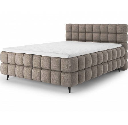 Čalouněná postel - boxspring SABENO 140x200, Royal 20