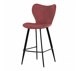 Barová židle, červená, látka,AUB-1068 RED2