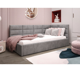 Postel ZAZU - šedá - T92, Pravá strana