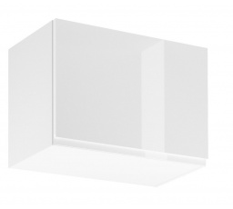 Kuchyňská horní skřínka ASPEN G60K, Bílá/Bílý lesk