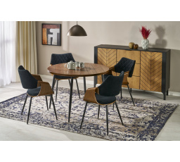 Jídelní stůl BARRY, ořech/černá