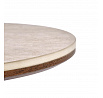 Konferenční stolek DIAVOLA S, travertin / ořechová