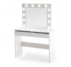 Toaletní stolek HOLLYWOOD bílý