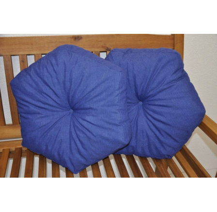 Polštář hvězda tmavě modrý set 2 kusy Polštář hvězda tmavě modrý set 2 kusy