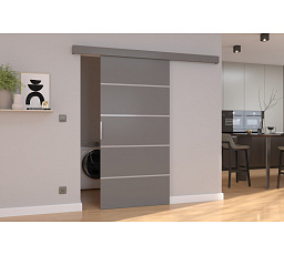Posuvné nástěnné dveře BIELLA 76 Gray