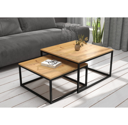 Konferenční stolek 2v1 KAMA Černý+Artisan