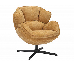 Otočné křeslo BETTY, Curry 248/Černá