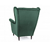 Křeslo LADY Velvet, zelený Bluvel 78/wenge