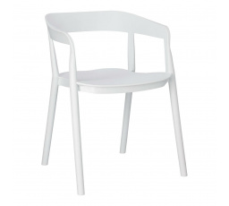 Židle Bow bílá