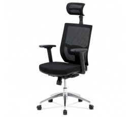 Kancelářská židle, synchronní mechanismus, černá síťovina, KA-B1083 BK
