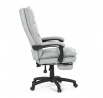 Kancelářské křeslo, synchronní mechanismus, stříbrná látka, KA-Y350 SIL