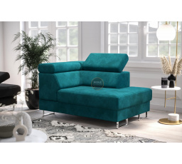 Křeslo lenoška GALAXY - Pravá strana, tyrkysová